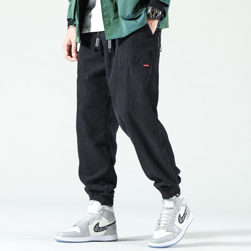 I pantaloni eleganti e unici realizzati in velluto a coste