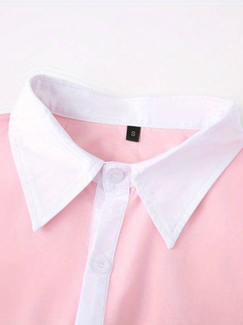 Anthony – camicia casual a contrasto con bottoni da uomo