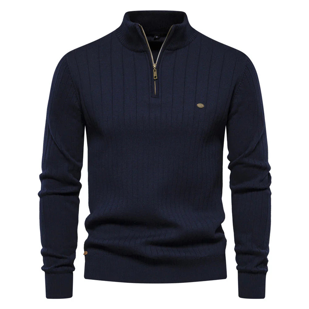 Nuovo maglione con zip autunnale da uomo - Aiopeson