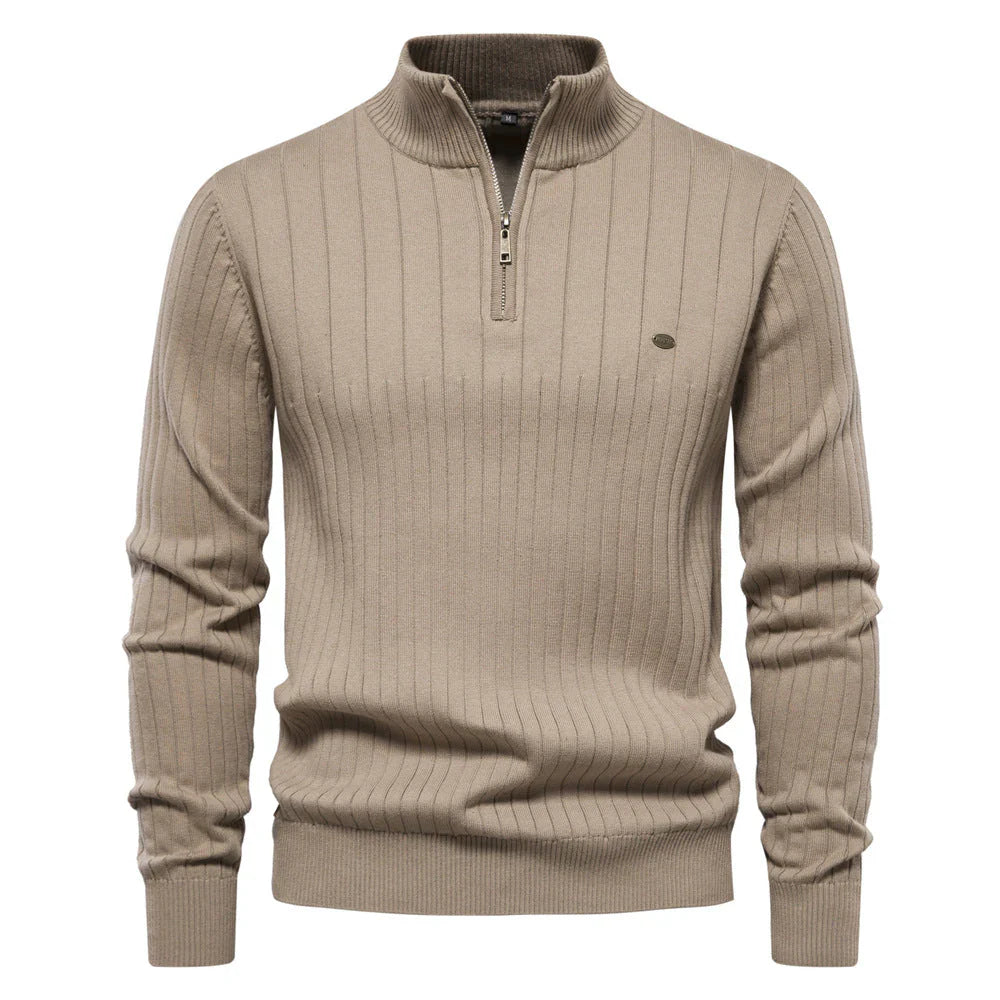 Nuovo maglione con zip autunnale da uomo - Aiopeson