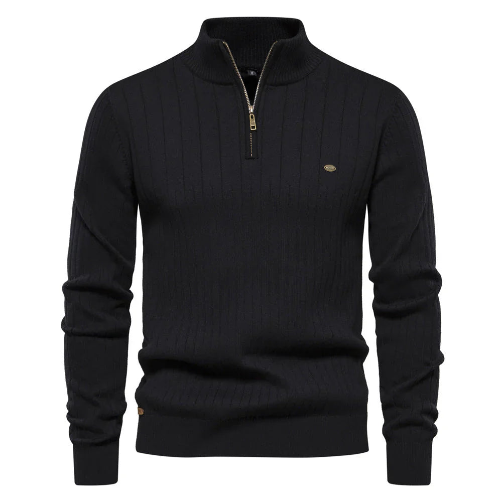Nuovo maglione con zip autunnale da uomo - Aiopeson