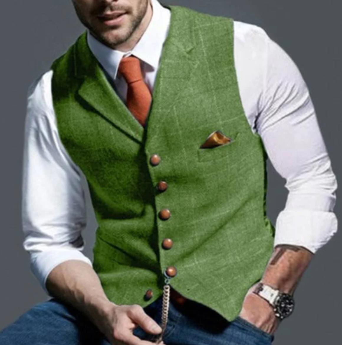 ZAYN - bellissimo gilet a quadri elegante