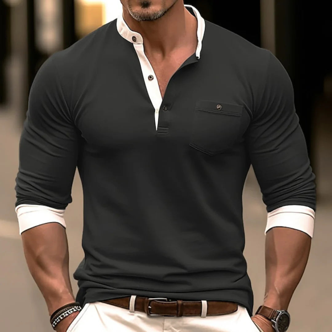 Maik – camicia elegante a maniche lunghe da uomo
