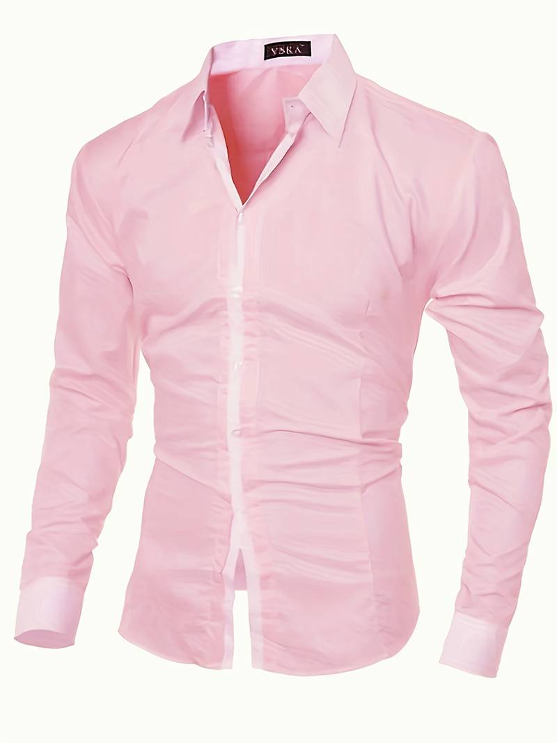 Anthony – camicia casual a contrasto con bottoni da uomo