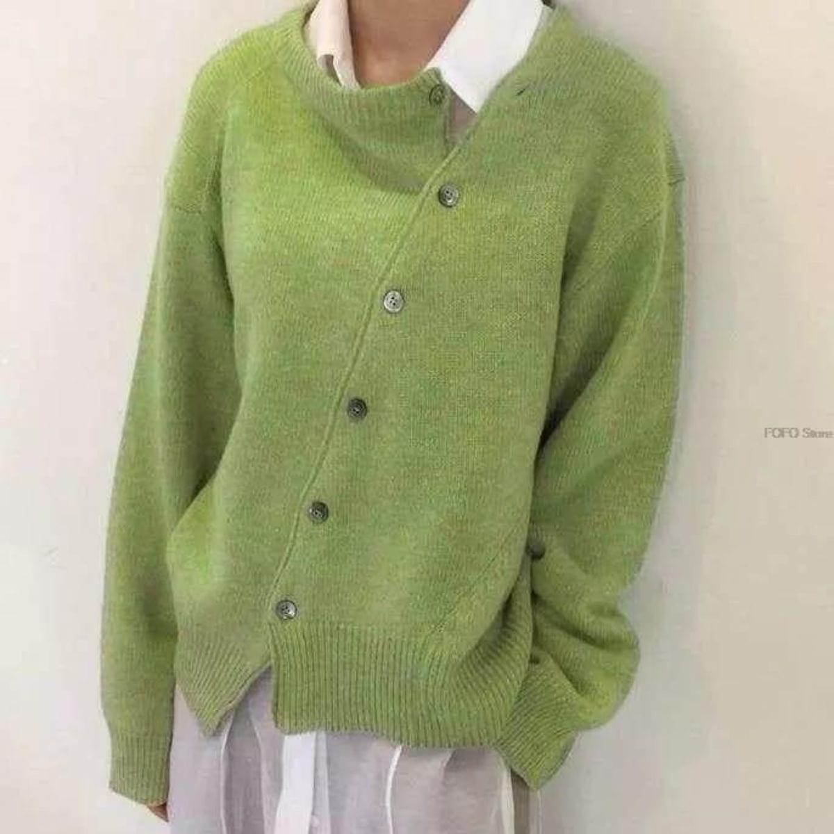 Mieke - cardigan avvolgente in morbido cashmere