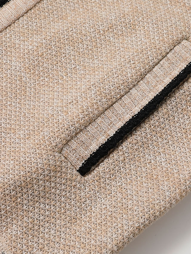 RALPH POLO - elegante maglione lavorato a maglia con cerniera per uomo (design italiano)
